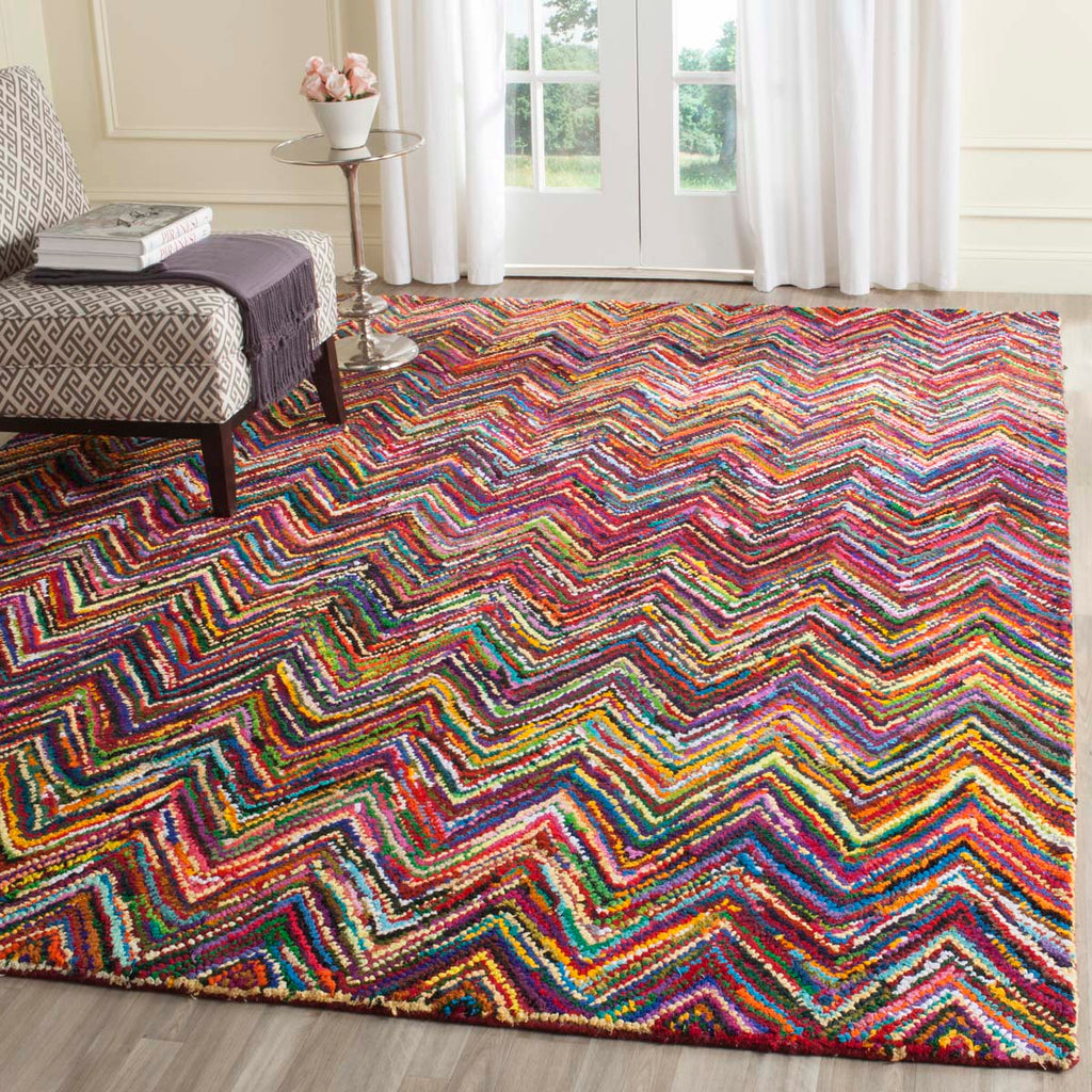 Safavieh Nantucket Rug Collection NAN141A - Pink / Multi