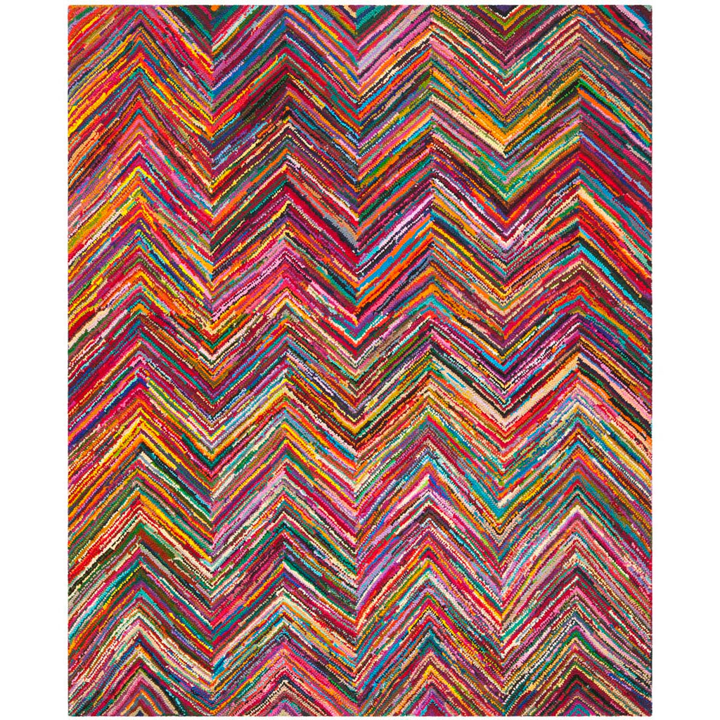 Safavieh Nantucket Rug Collection NAN141A - Pink / Multi