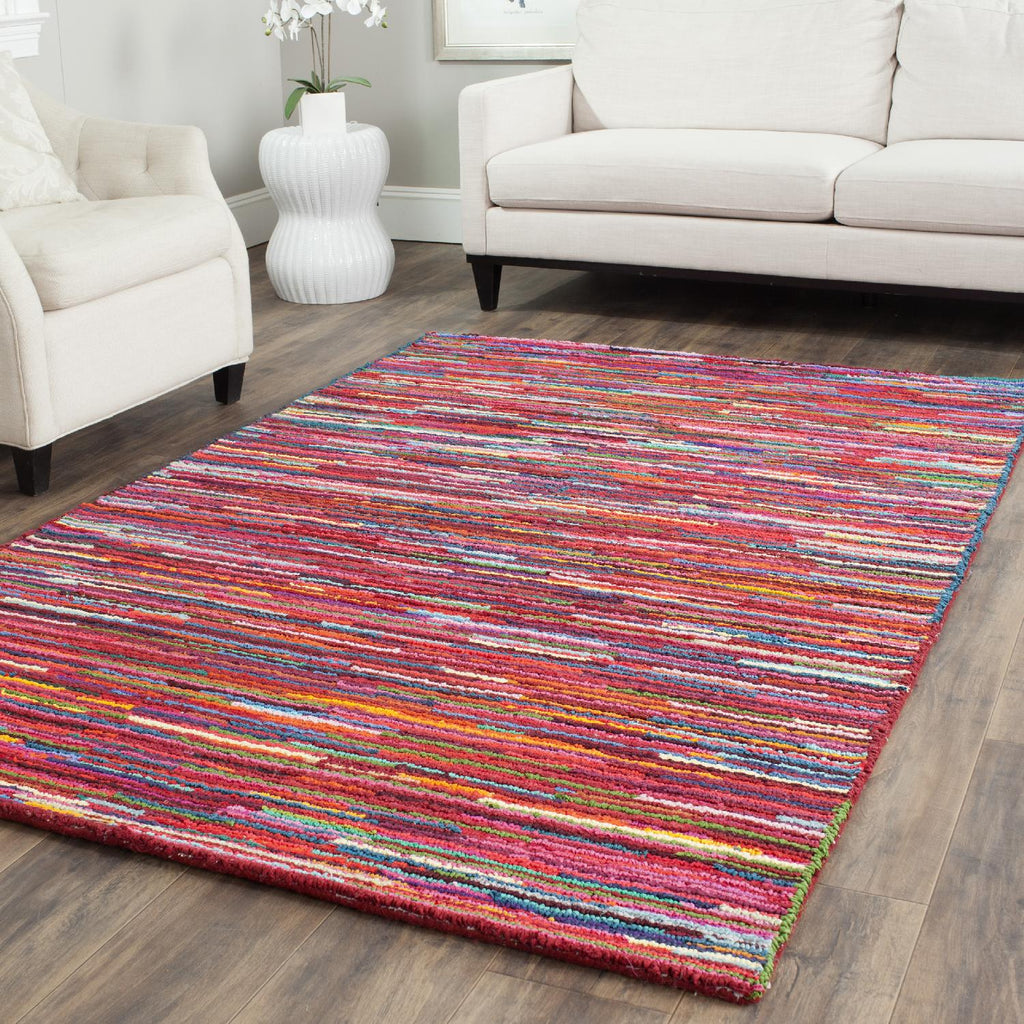 Safavieh Nantucket Rug Collection NAN142A - Pink / Multi