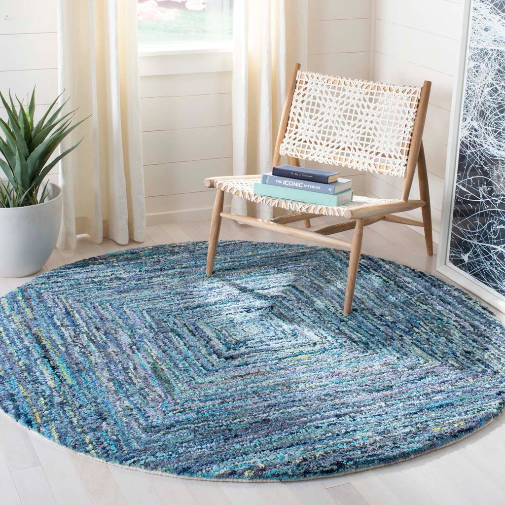 Safavieh Nantucket Rug Collection NAN216A - Blue