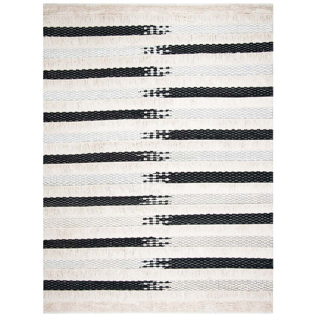 Safavieh Natura Rug Collection NAT655A - Ivory / Black