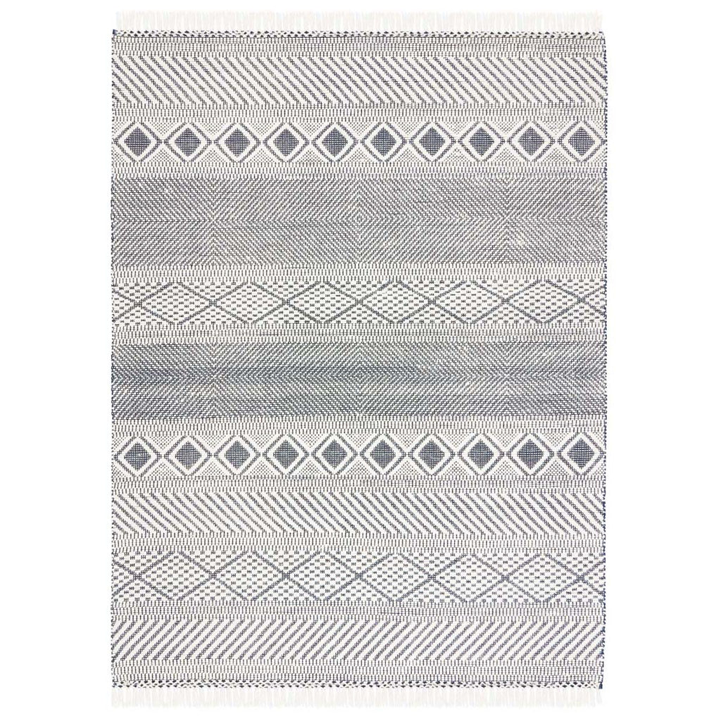 Safavieh Natura Rug Collection NAT856A - Ivory / Navy