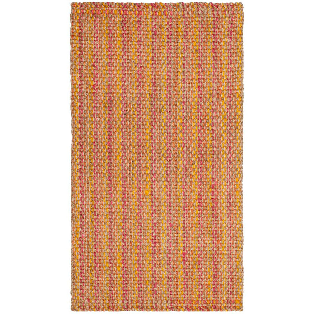 Safavieh Natural Fiber Rug Collection NF262A - Pink / Multi