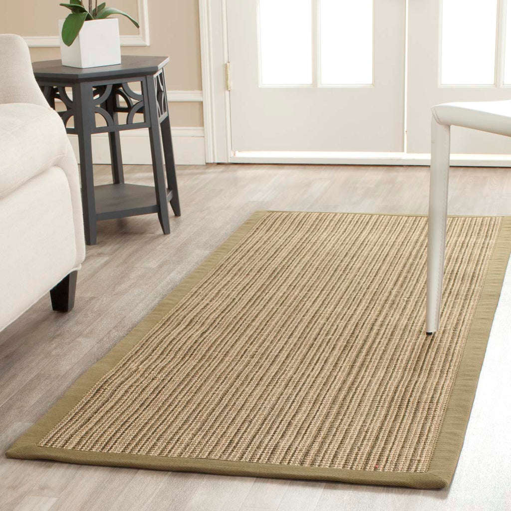 Safavieh Natural Fiber Rug Collection NF442A - Green / Green