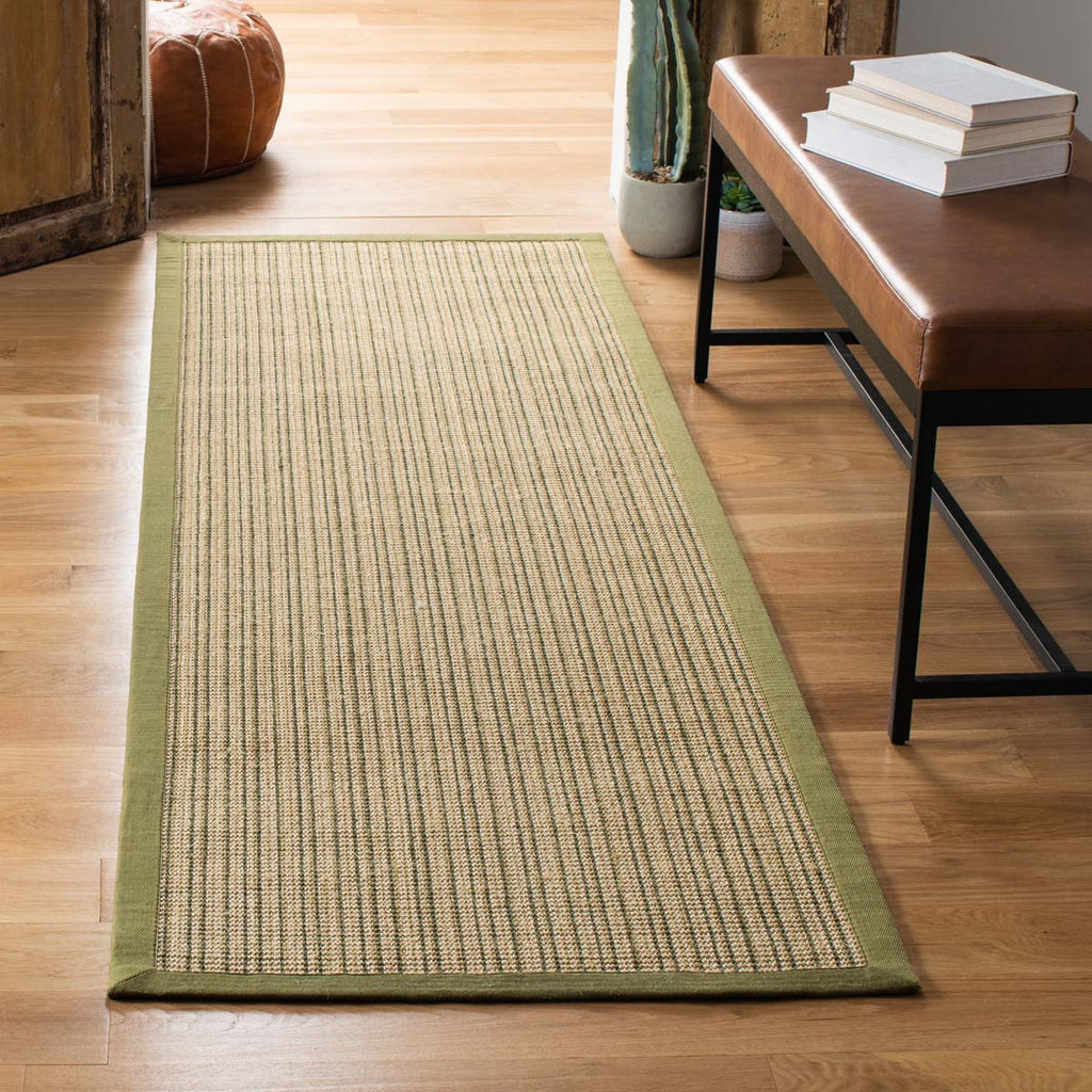Safavieh Natural Fiber Rug Collection NF442A - Green / Green