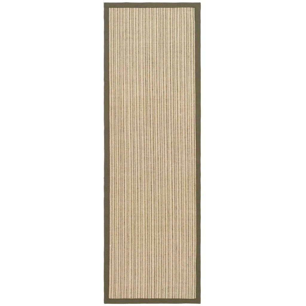 Safavieh Natural Fiber Rug Collection NF442A - Green / Green