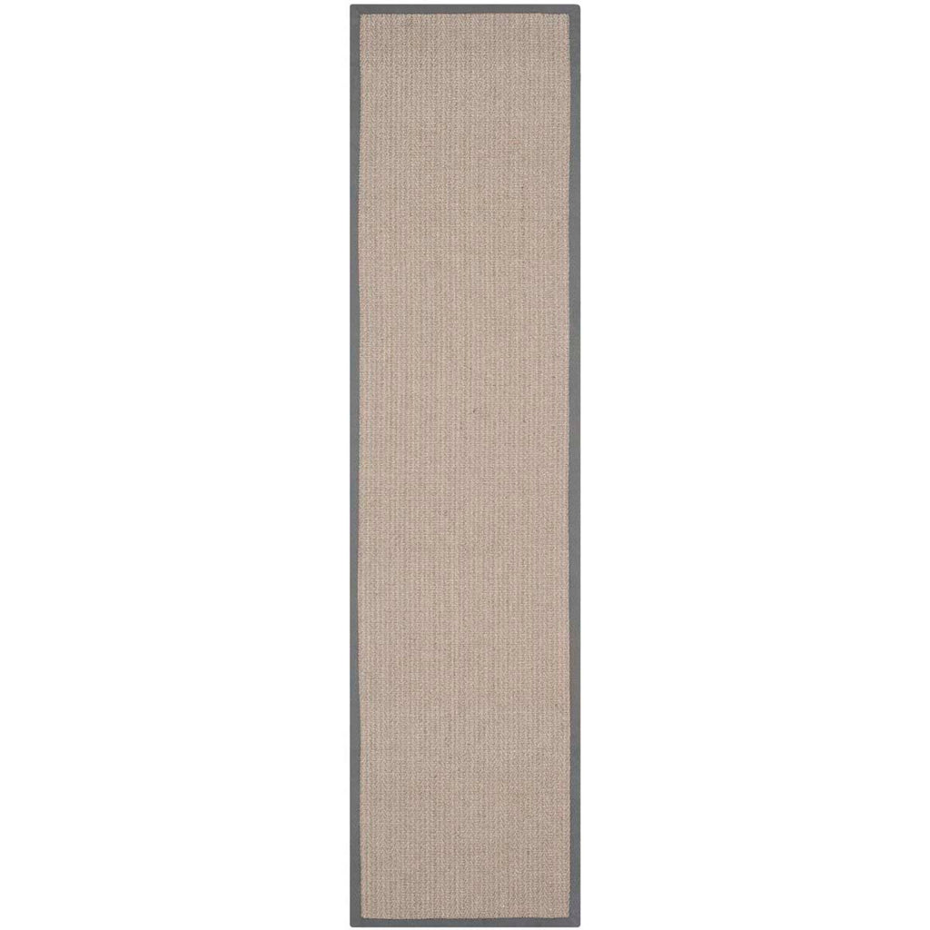 Safavieh Natural Fiber Rug Collection NF444A - Grey Brown / Grey