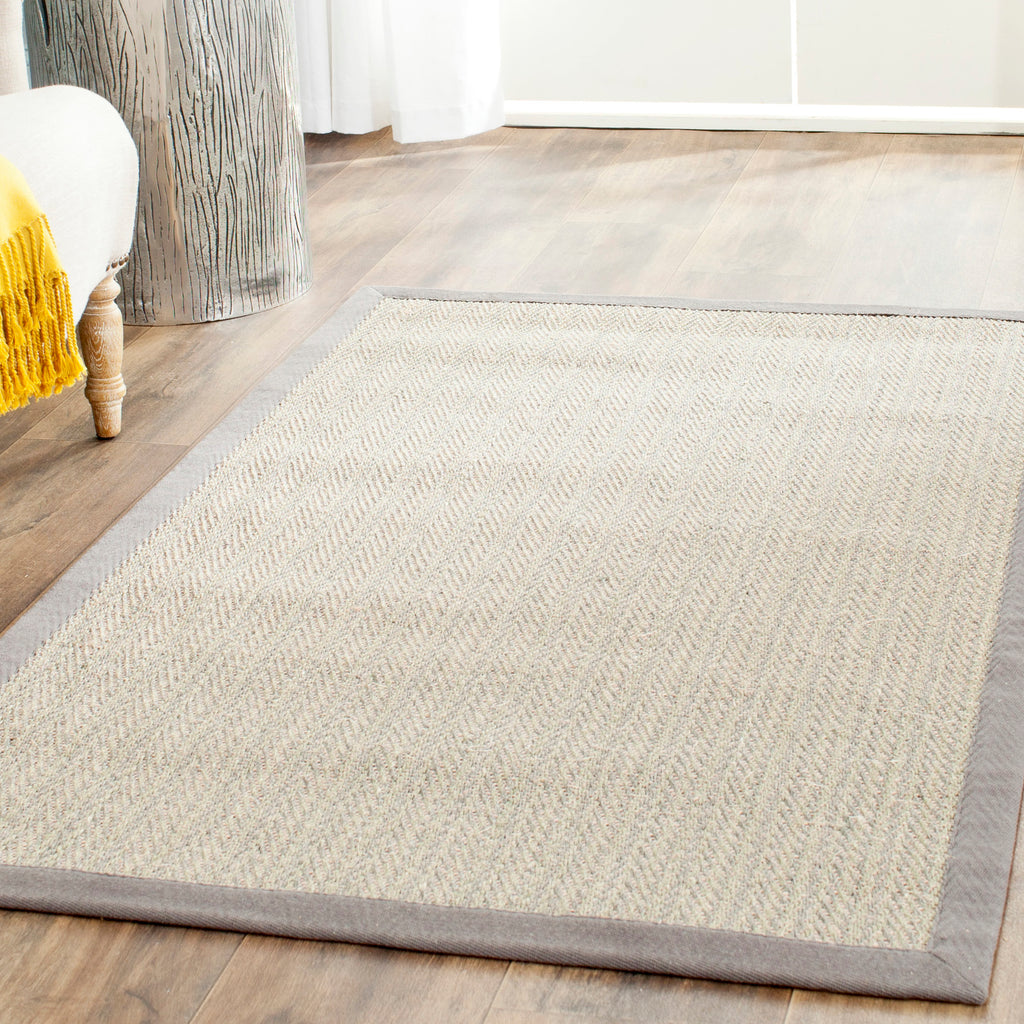 Safavieh Natural Fiber Rug Collection NF444A - Grey Brown / Grey