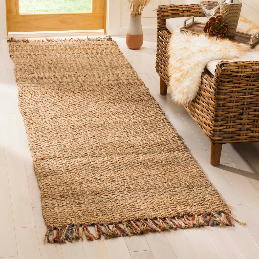 Safavieh Natural Fiber Rug Collection NF455A - Natural / Multi