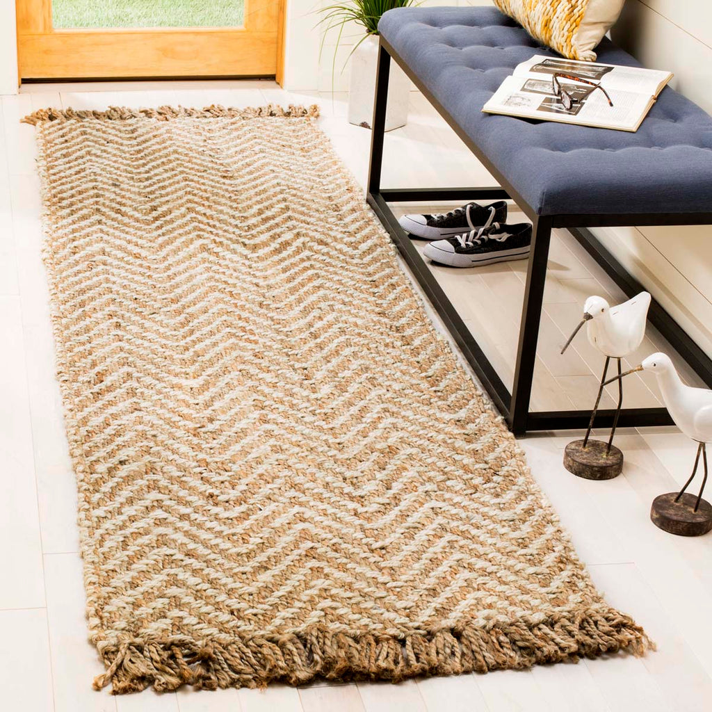 Safavieh Natural Fiber Rug Collection NF458A - Bleach / Natural