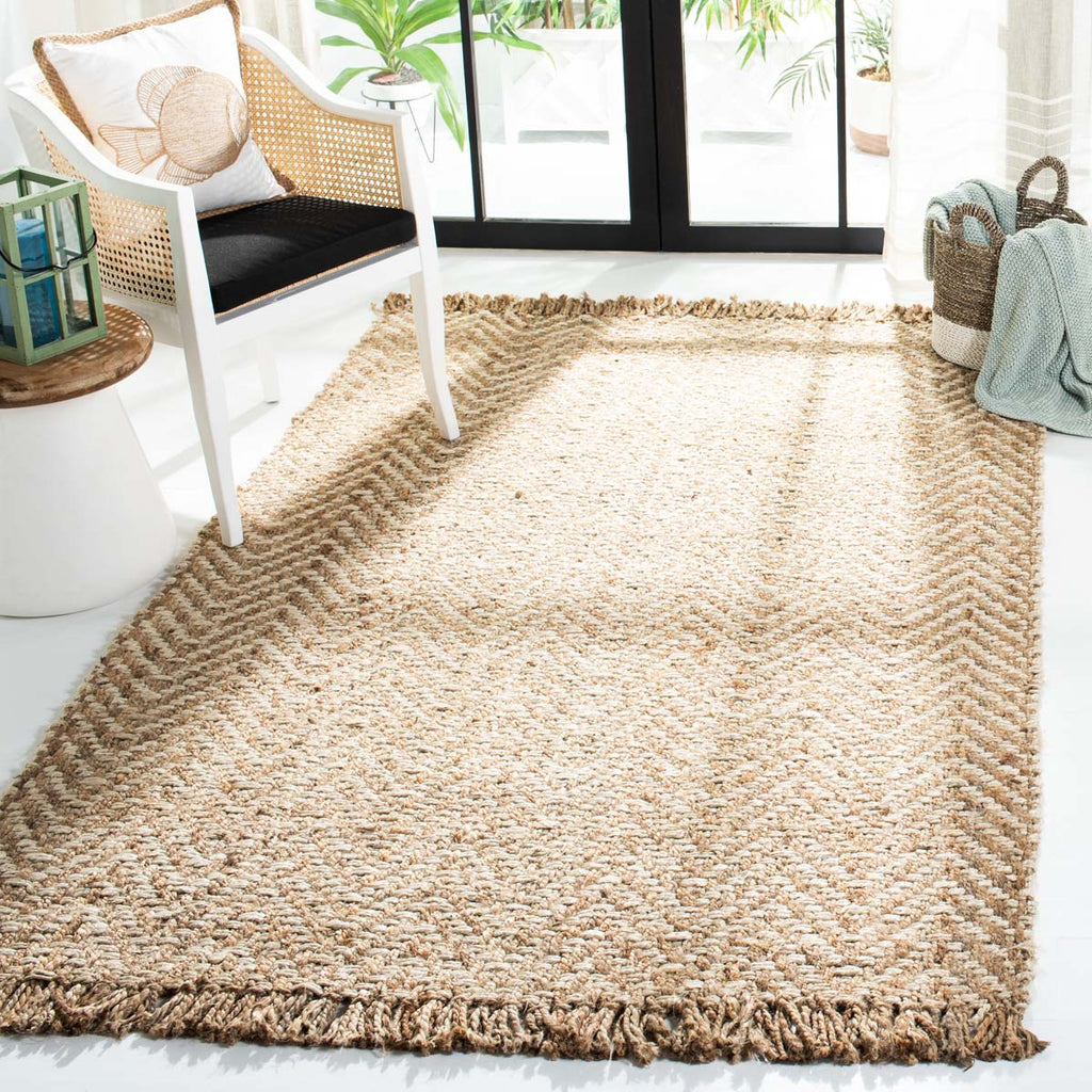 Safavieh Natural Fiber Rug Collection NF458A - Bleach / Natural