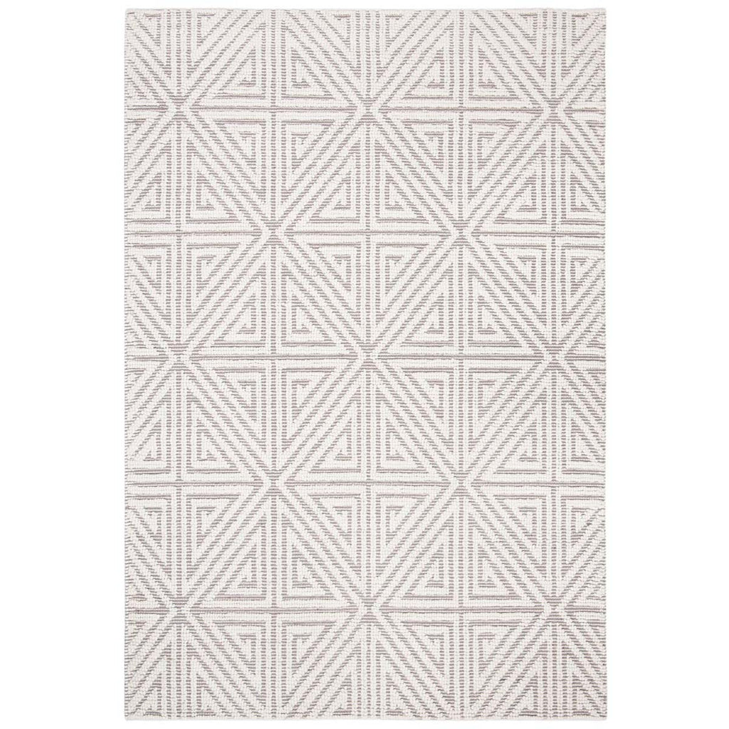 Safavieh Natural Fiber Rug Collection NF556F - Grey / Ivory
