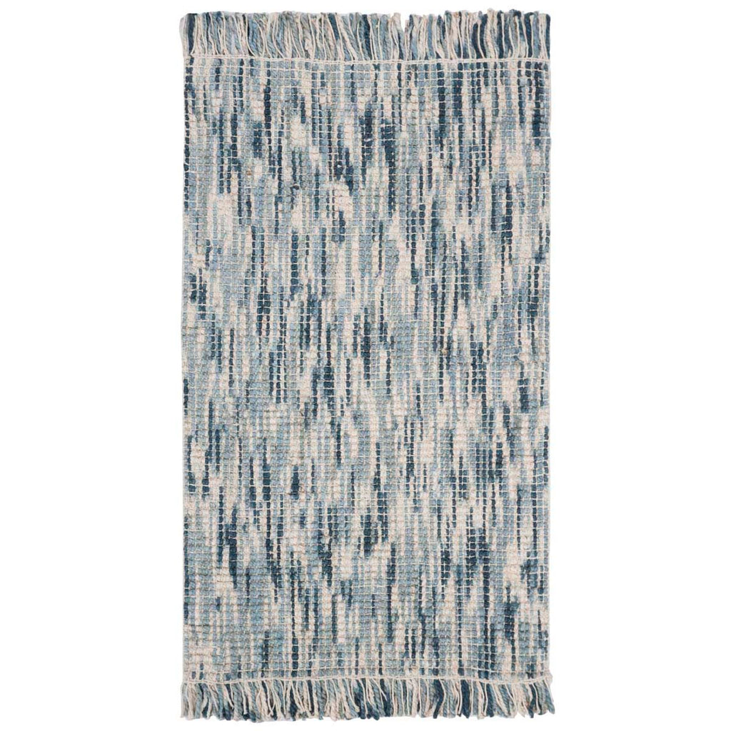 Safavieh Natural Fiber Rug Collection NF869M - Blue / Ivory