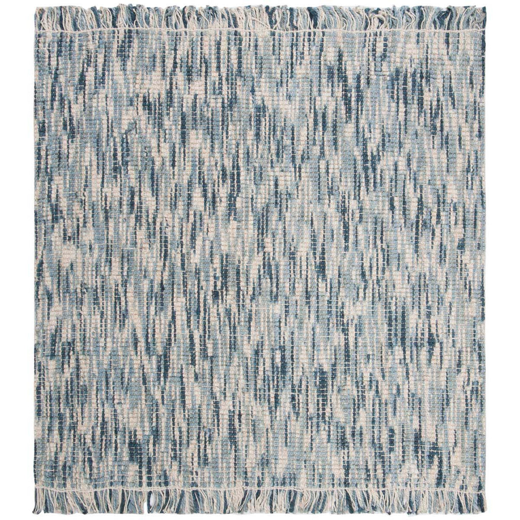 Safavieh Natural Fiber Rug Collection NF869M - Blue / Ivory