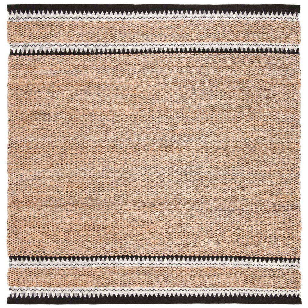 Safavieh Natural Fiber Rug Collection NF874B - Natural / Black