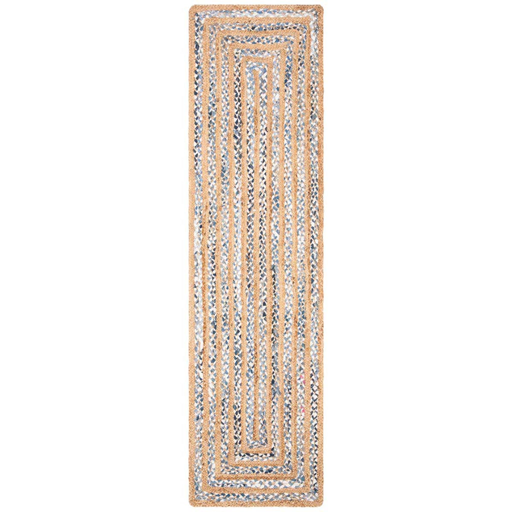 Safavieh Natural Fiber Rug Collection NF921M - Blue / Natural