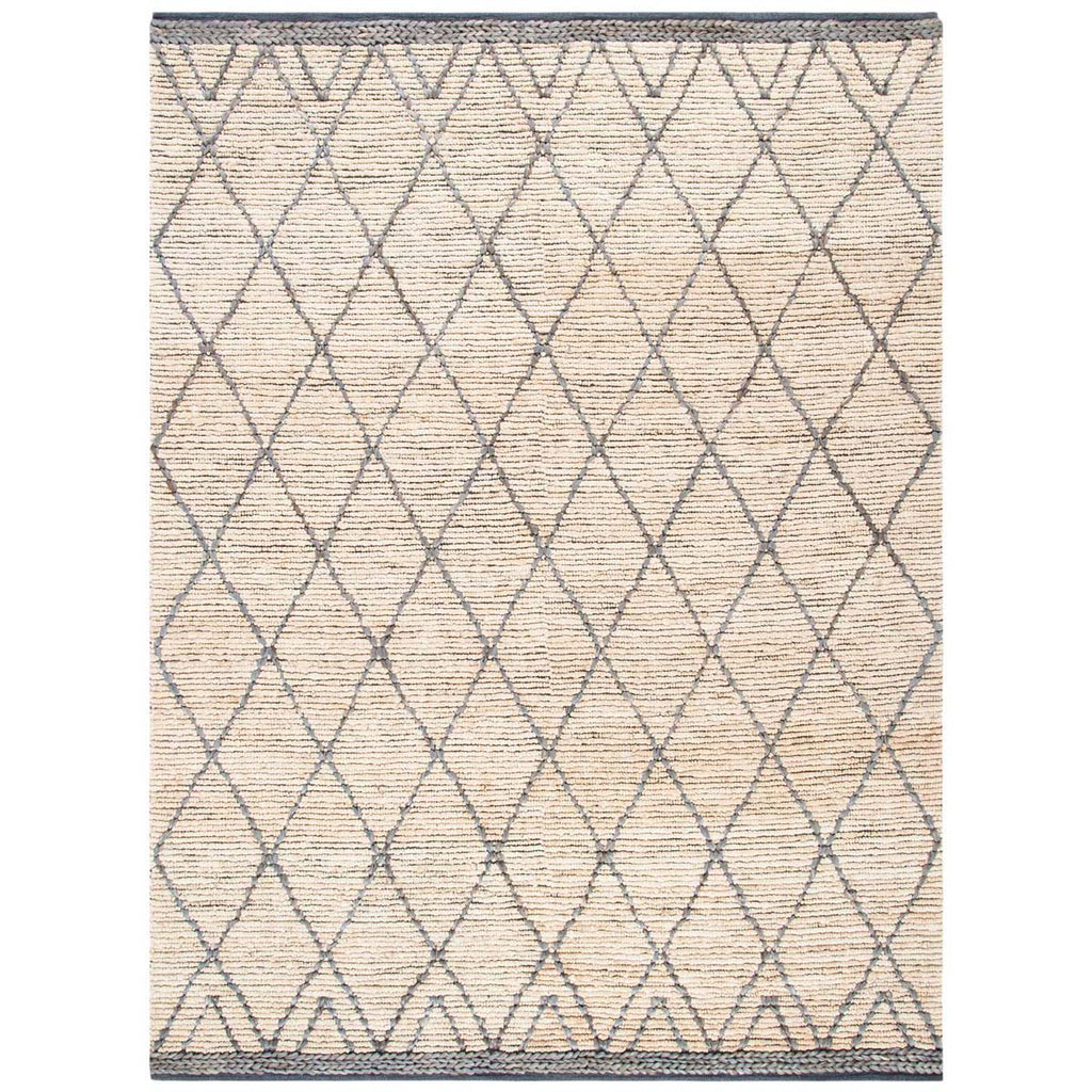 Safavieh Natural Fiber Rug Collection NF956F - Natural / Grey