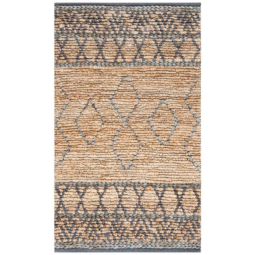 Safavieh Natural Fiber Rug Collection NF957B - Beige / Grey