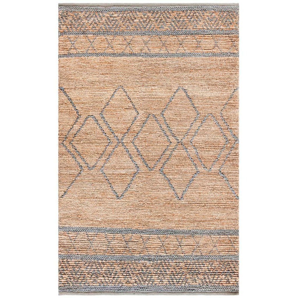 Safavieh Natural Fiber Rug Collection NF957B - Beige / Grey