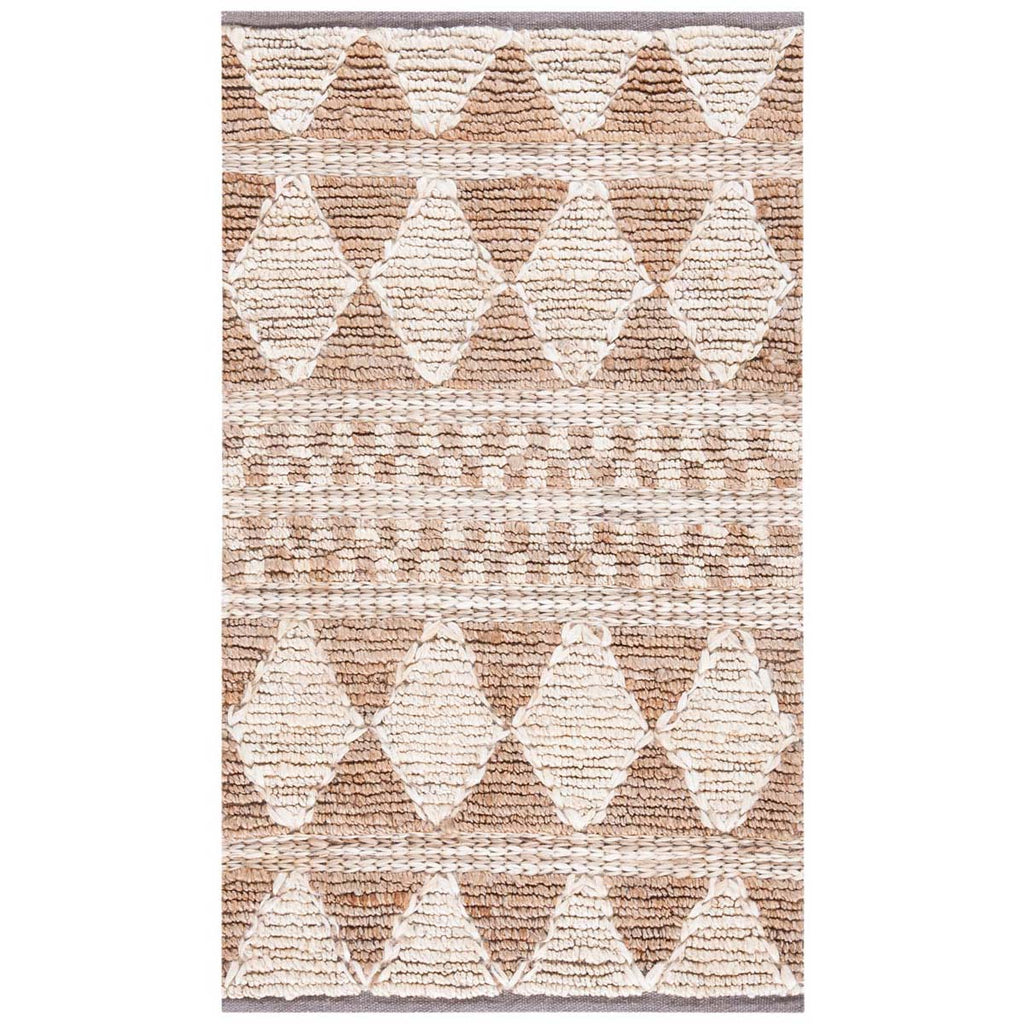Safavieh Natural Fiber Rug Collection NF958T - Brown / Beige