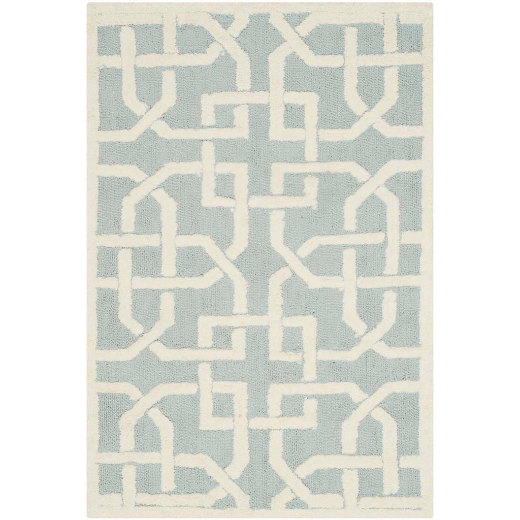 Safavieh Newport Rug Collection NPT441B - Light Blue / White