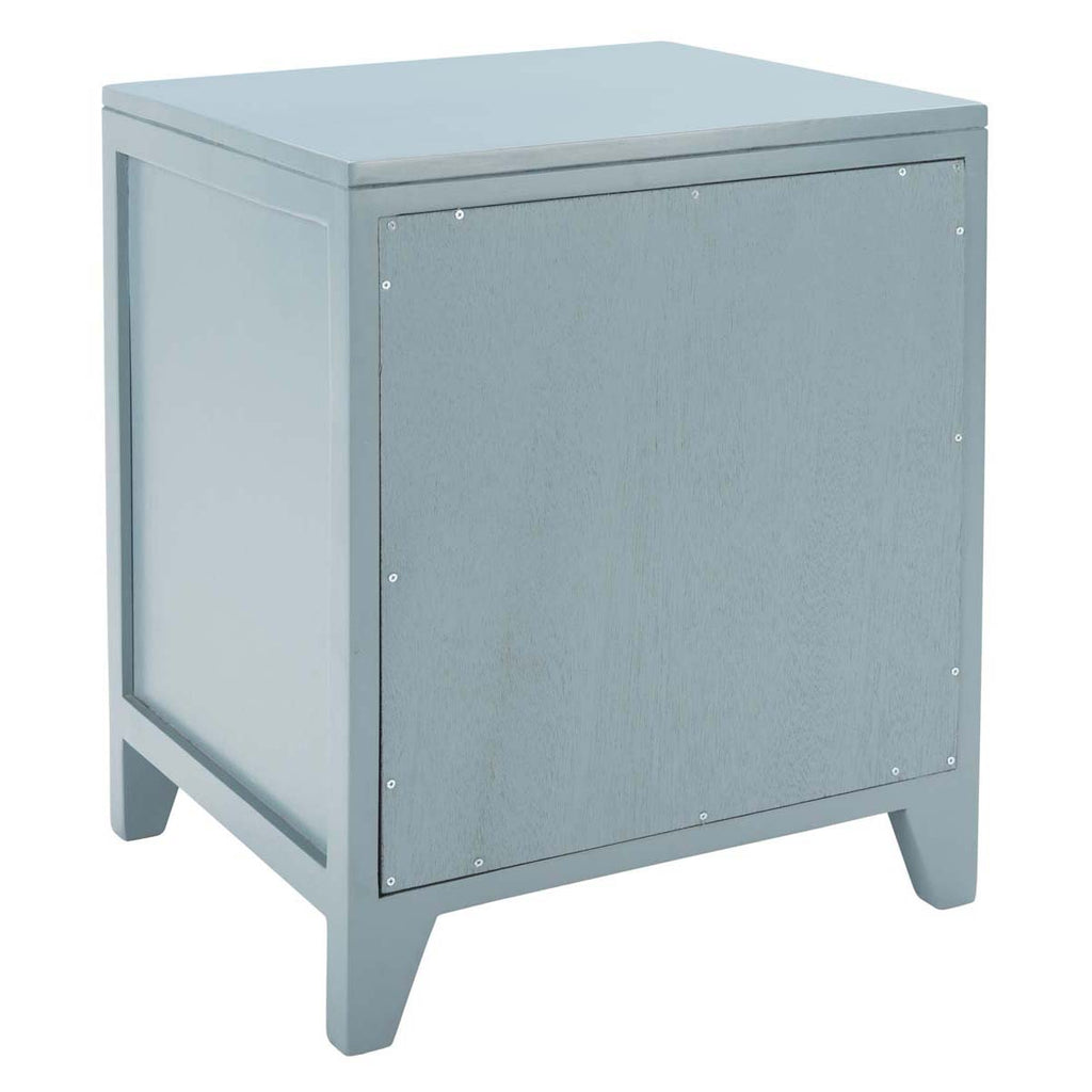 Safavieh Devon 1 Drawer 1 Door Nightstand - Grey/Natural