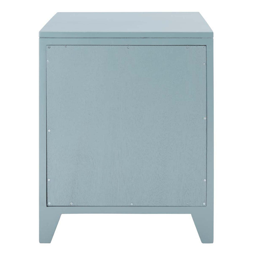 Safavieh Devon 1 Drawer 1 Door Nightstand - Grey/Natural