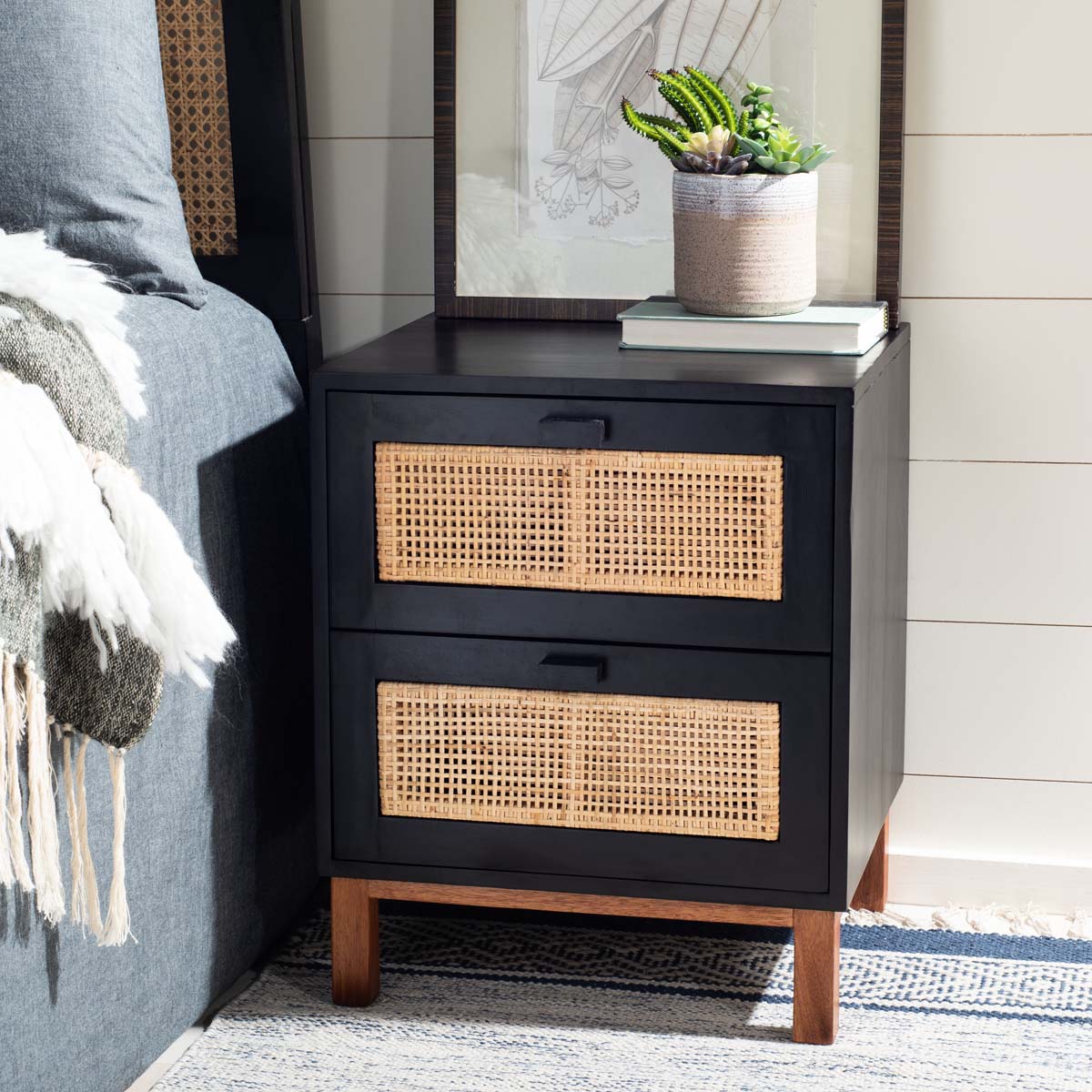 Safavieh 2 drawer deals nightstand