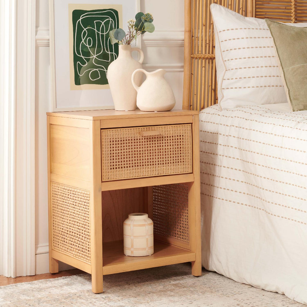 Safavieh Miya Night Stand - Natural