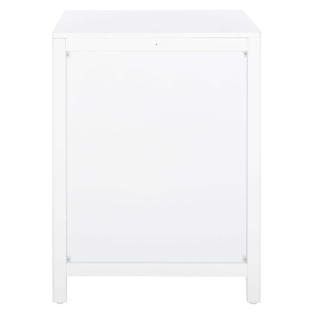 Safavieh Miya Night Stand - White / Natural