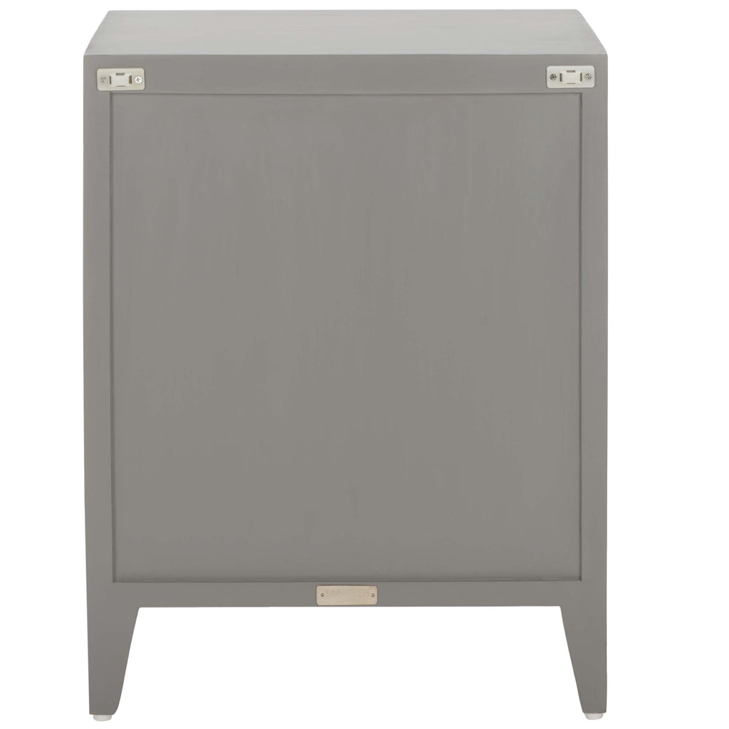 Safavieh Tayda 2 Shelf 1 Door Nightstand - Grey