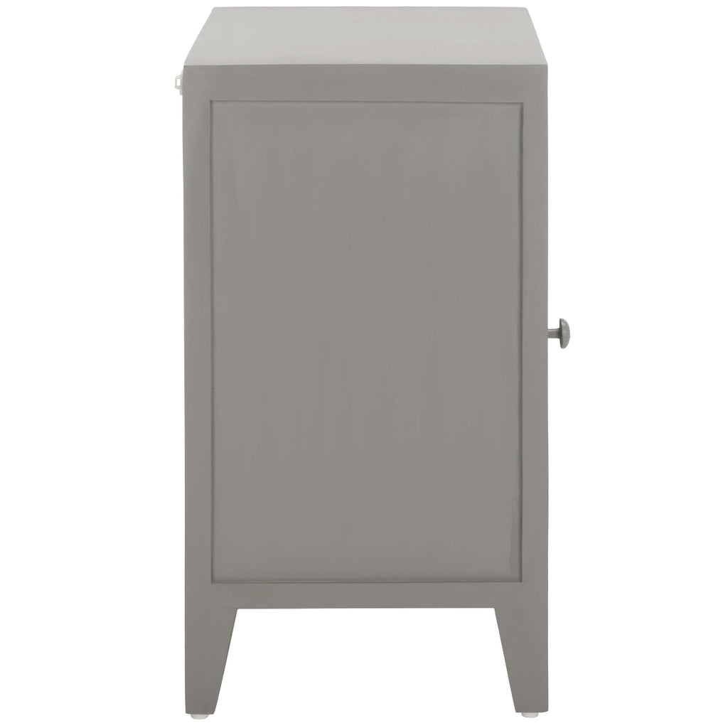 Safavieh Tayda 2 Shelf 1 Door Nightstand - Grey