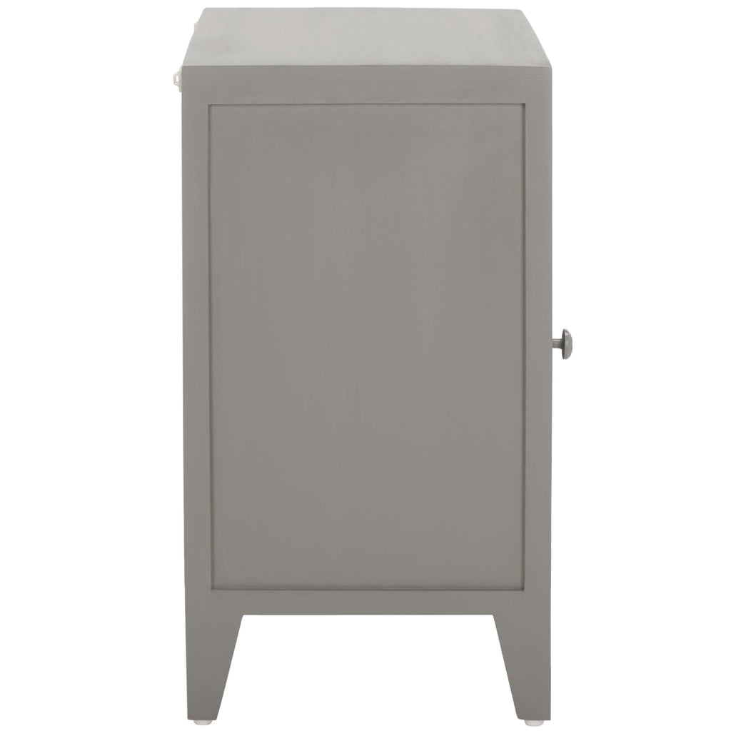 Safavieh Toroka 2 Shelf 1 Door Nightstand - Grey