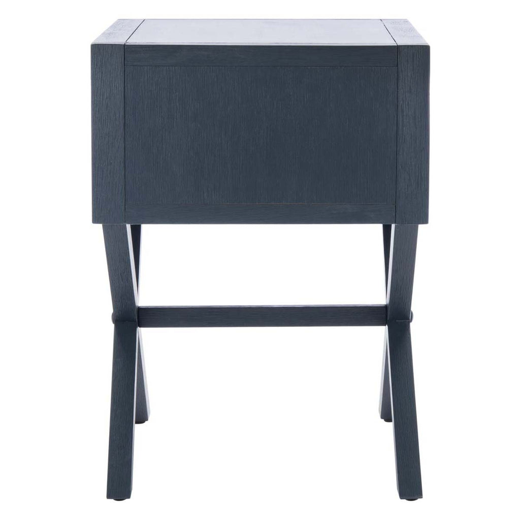 Safavieh Odilia 1 Drawer Nightstand-Navy