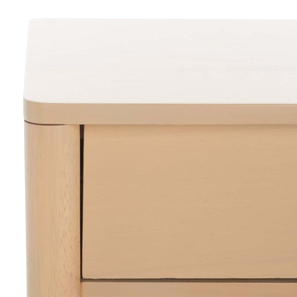 Safavieh  Boden 1 Drawer Nightstand  - White Wash