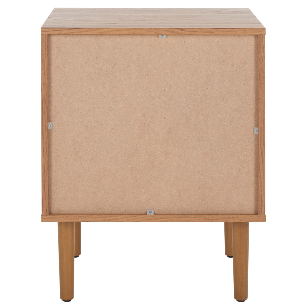 Safavieh Irelia 2 Drawer Nightstand - Oak / Natural