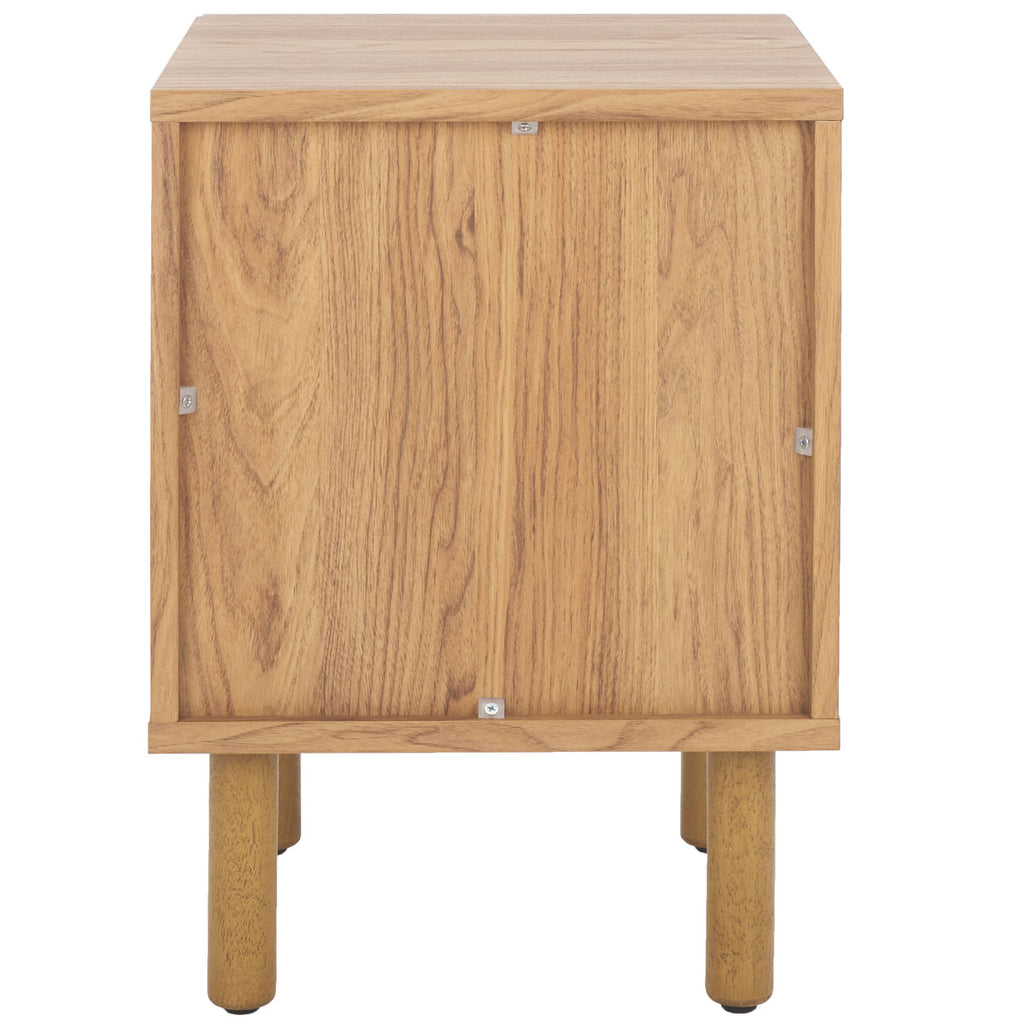 Safavieh Ophelia 1 Door Night Stand - Oak / Natural