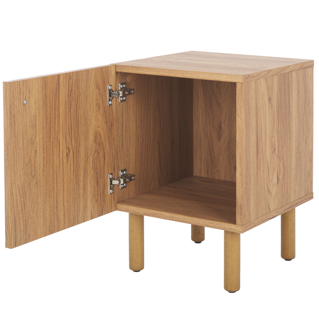 Safavieh Ophelia 1 Door Night Stand - Oak / Natural