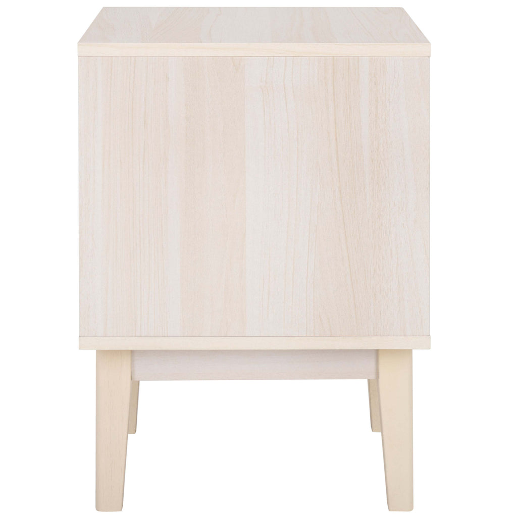 Safavieh Ceu 1 Drawer Night Stand - White / Gold