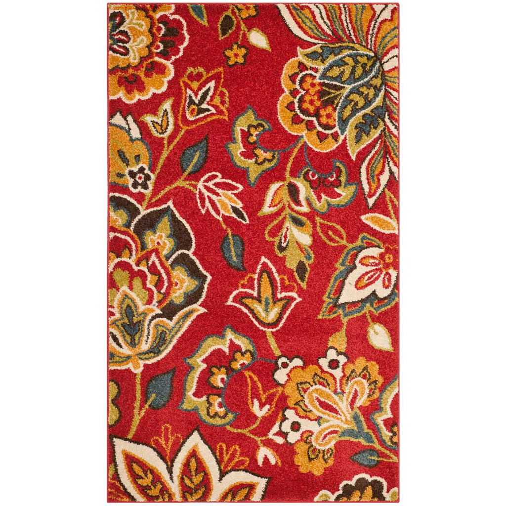 Safavieh Newbury Rug Collection NWB8700-4012 - Red / Ivory