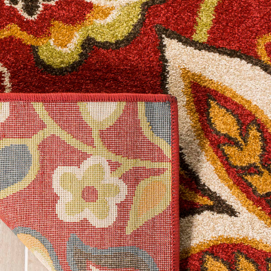 Safavieh Newbury Rug Collection NWB8700-4012 - Red / Ivory