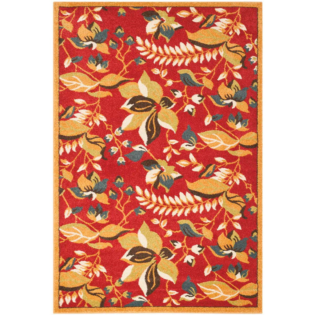 Safavieh Newbury Rug Collection NWB8705-4020 - Red / Gold