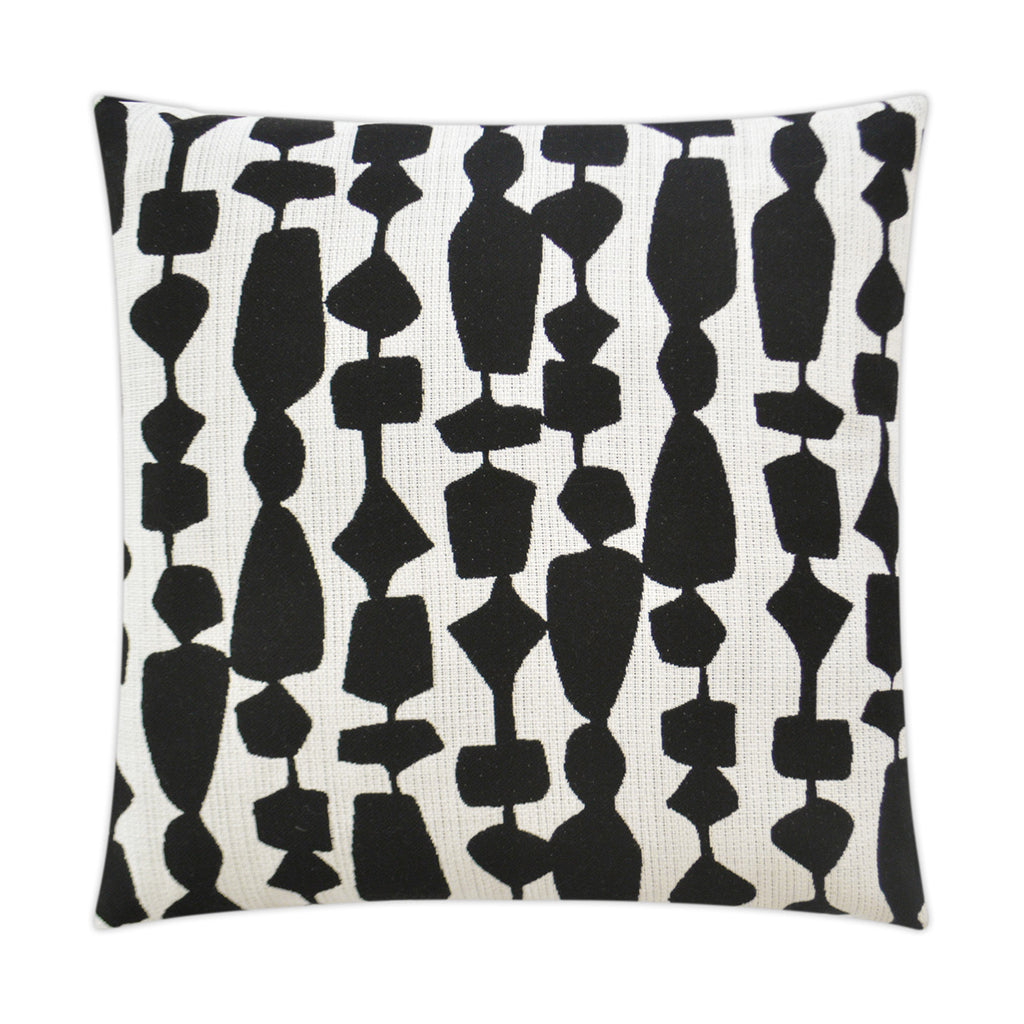 Freya Outdoor Throw Pillow - Black | DV KAP