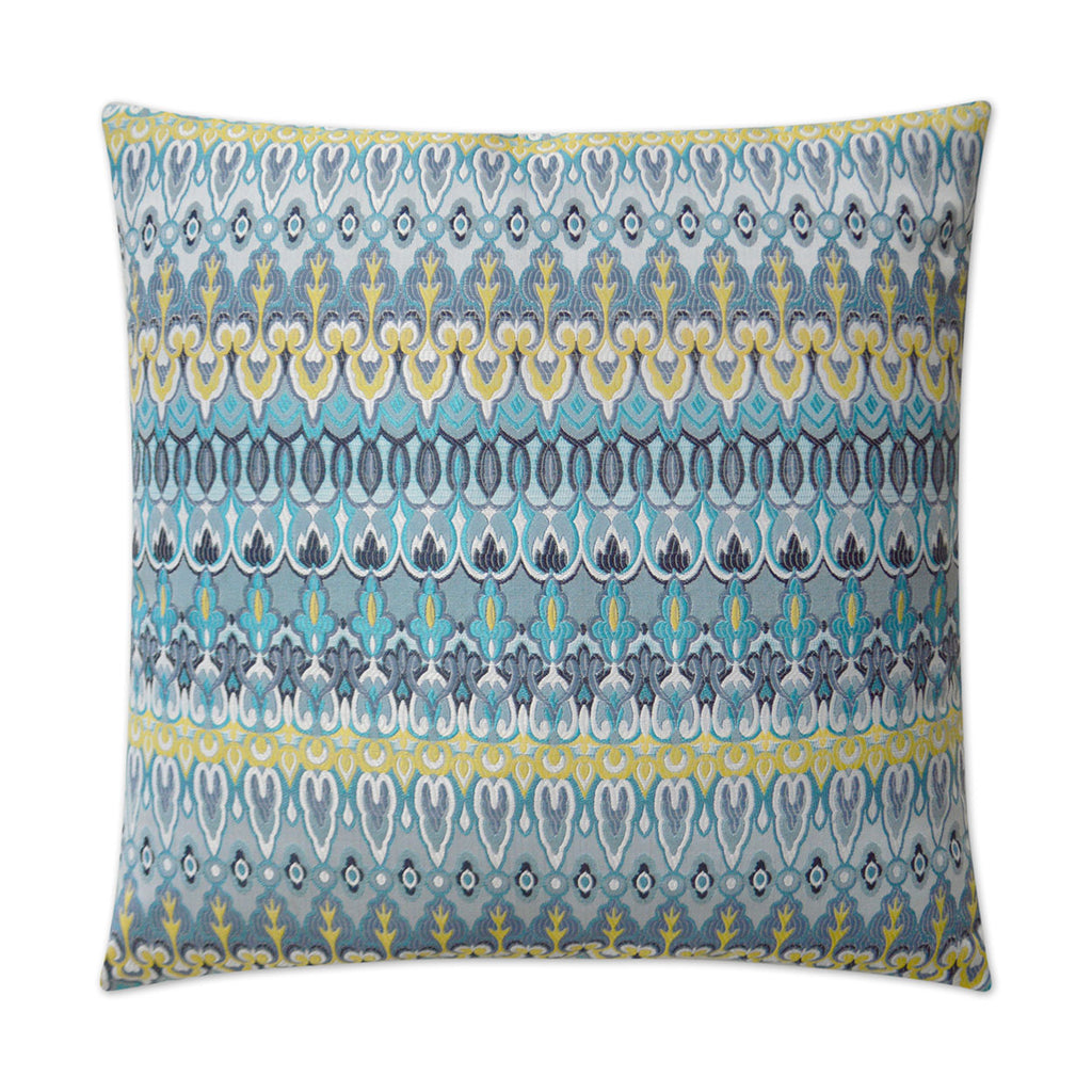 Kanthum Outdoor Throw Pillow - Turquoise | DV KAP