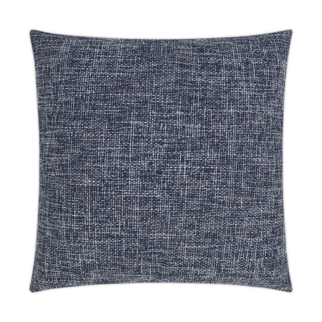 Double Trouble Outdoor Throw Pillow - Navy | DV KAP