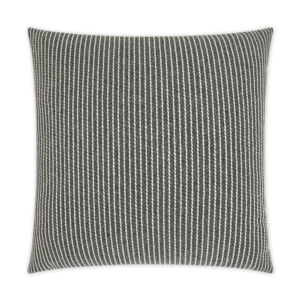 Linus Outdoor Throw Pillow - Graphite | DV KAP