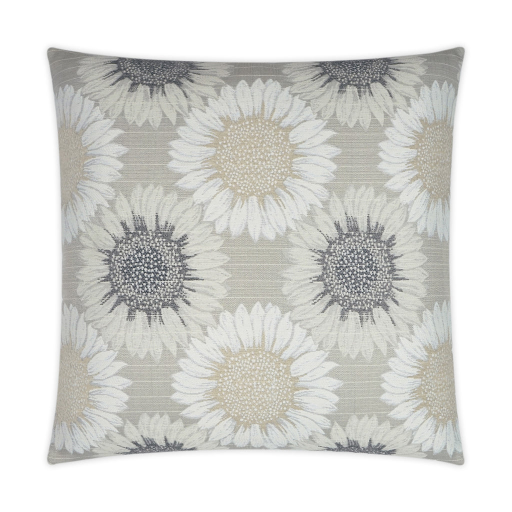 Daisy Chain Outdoor Throw Pillow - Sand | DV KAP