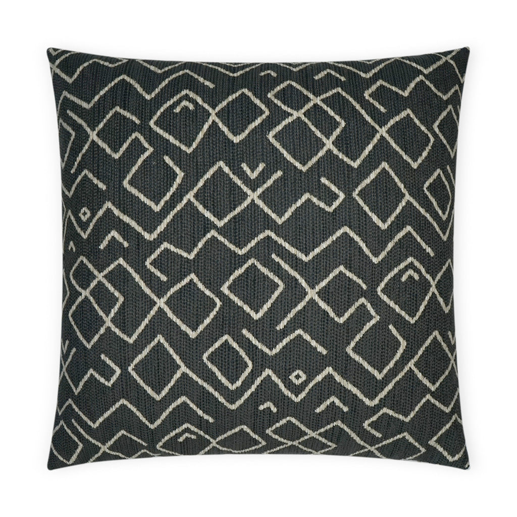 Kraken Outdoor Throw Pillow - Charcoal | DV KAP