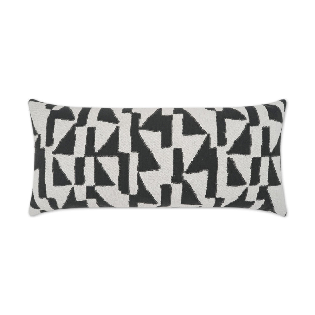 Imka Lumbar Outdoor Throw Pillow - Grey | DV KAP