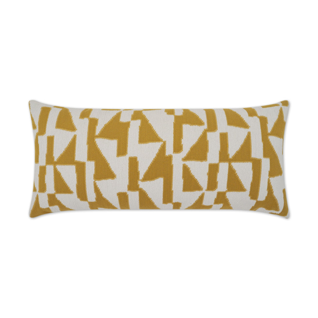 Imka Lumbar Outdoor Throw Pillow - Yellow | DV KAP